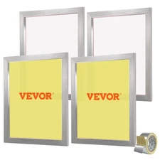 VEVOR Screen Printing Kit 4 Pieces Aluminum Silk Screen Printing Frames 20x24inc