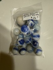 VTG Milky Blue Swirl Marbles