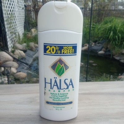 Halsa Shampoo Balanced Care Formula Normal Hair 18 oz NOS Vintage Nature Science