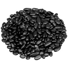 Black River Rocks Decorative Landscaping Pebbles 1 lb Smooth Polished Stone