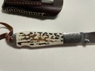 A.G. Russell Agent Knife, stag handle, engraved bolsters, wharncliffe blade, new — photo 3