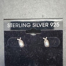 Sterling silver bug earrings
