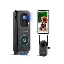 2K Dual Lens Video Doorbell Camera Wireless with Chime, Package Pro... Fast Ship