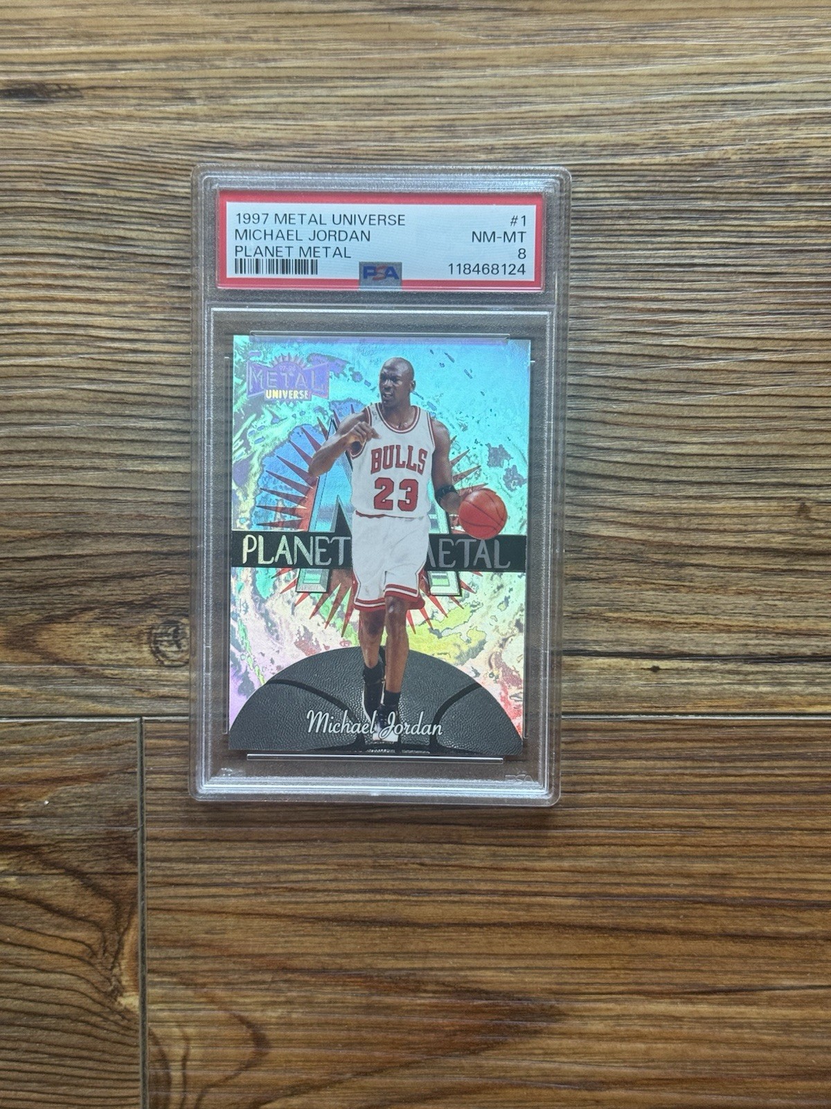 Michael Jordan 1997 Metal Universe #1 Planet Metal Price Guide