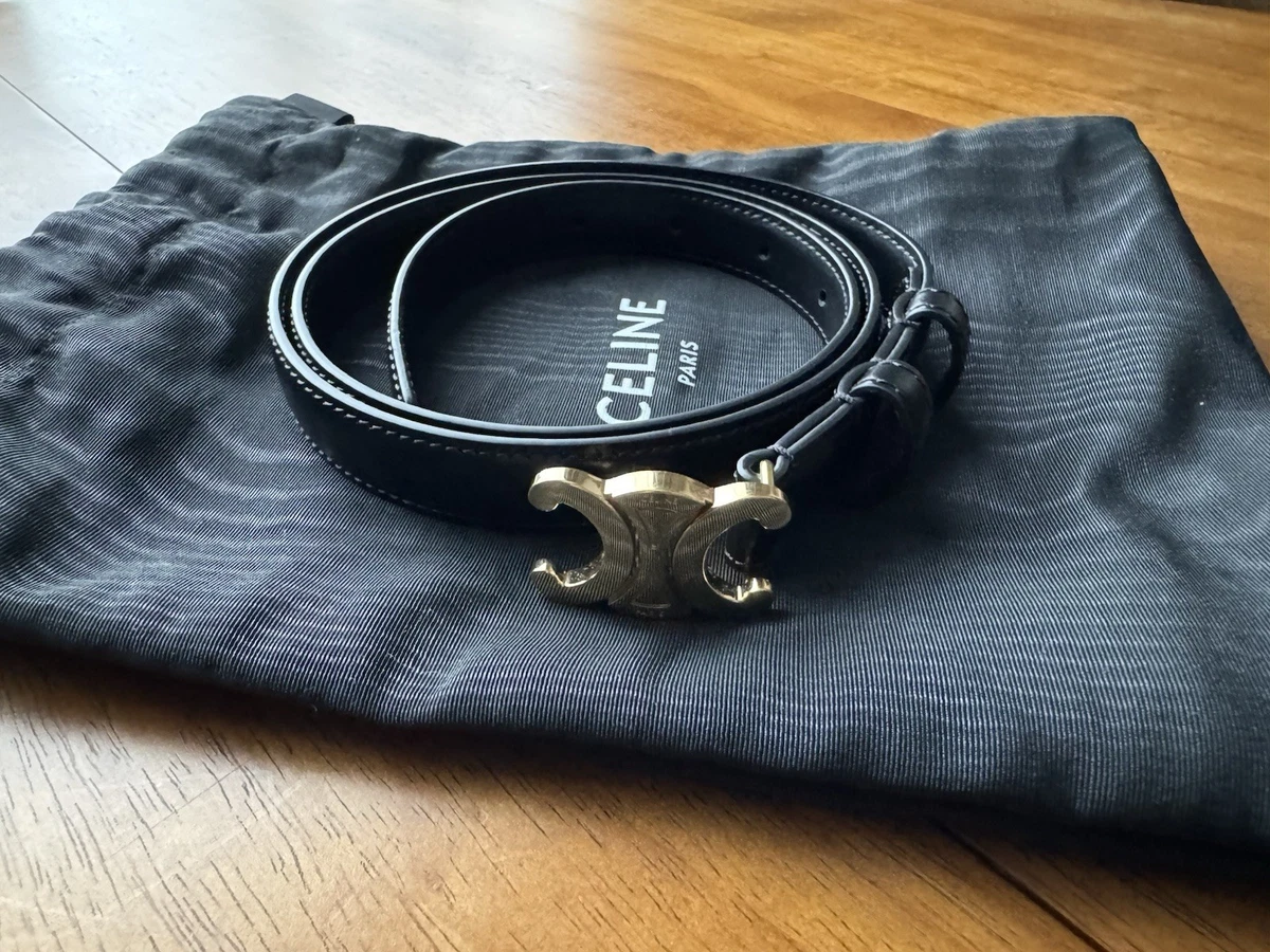 CELINE Black Belts for Women for sale - eBay