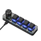 -Handed Macro Mechanical Keyboard, 4 Keys Gaming Keyboard Fully6449
