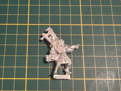 Warhammer High Elves Hochelfen Classic White Lion Champion Metal Rare Used OOP