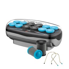 Custom Curls  Waves Rollers, 12 Multi-Size Ceramic Rollers with Clips