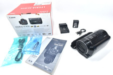 Canon Legria HF M56 Camcorder Video Camera Black Boxed Tested Charger Battery