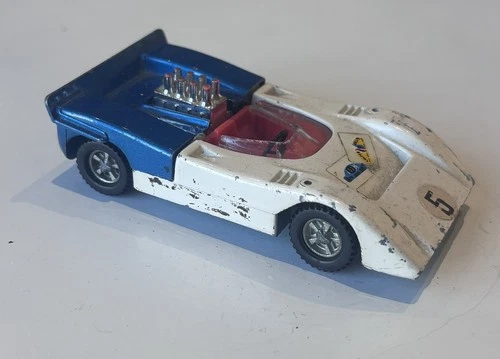 Vintage 1970s Dinky Toys No. #223 McLaren M8A Racing Car, Green No.5