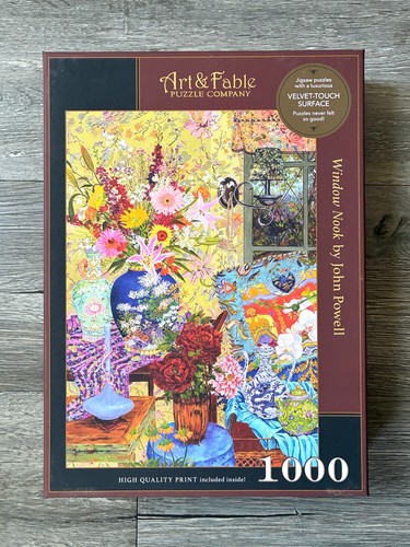 Art and Fable puzzle - Window Nook, 1000 pieces, John Powell art