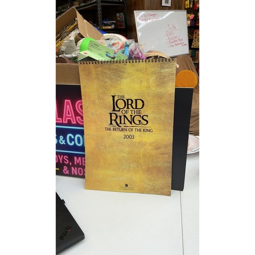 B5- 2003 The Lord of The Rings The Return of the King Calendar New Line Cinema