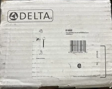 Delta 51600 Universal Shower Adjustable Round 24" Slide/Grab Bar - Chrome