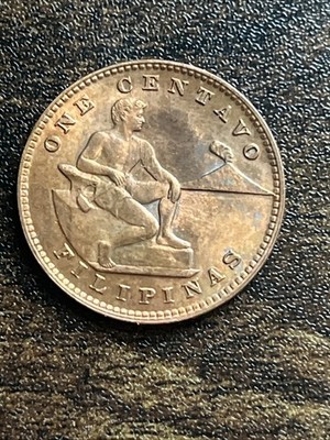 1944 Philippines United States One 1 Centavo Uncirculated Actual