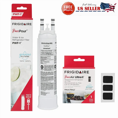 #ad 1 Combo Frigidaire FPPWFU01 PurePour PWF 1 Water Filter amp; PAULTRA2 Air Filter $29.90