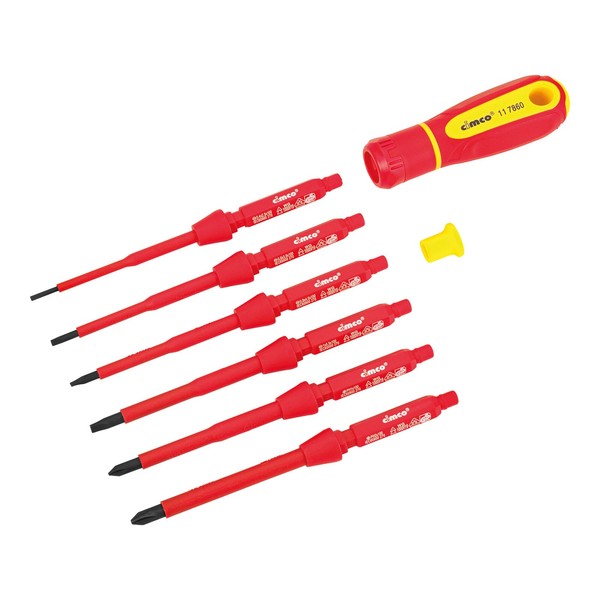 Cimco Schraub.Wechselklingen-Set VDE 8-Tlg. 117860-image