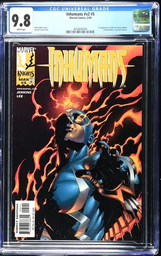 INHUMANS v2 #5 NEW CGC 9.8 WHITE 1st APP YELENA BELOVA! 1999 Marvel SHIPS FREE!
