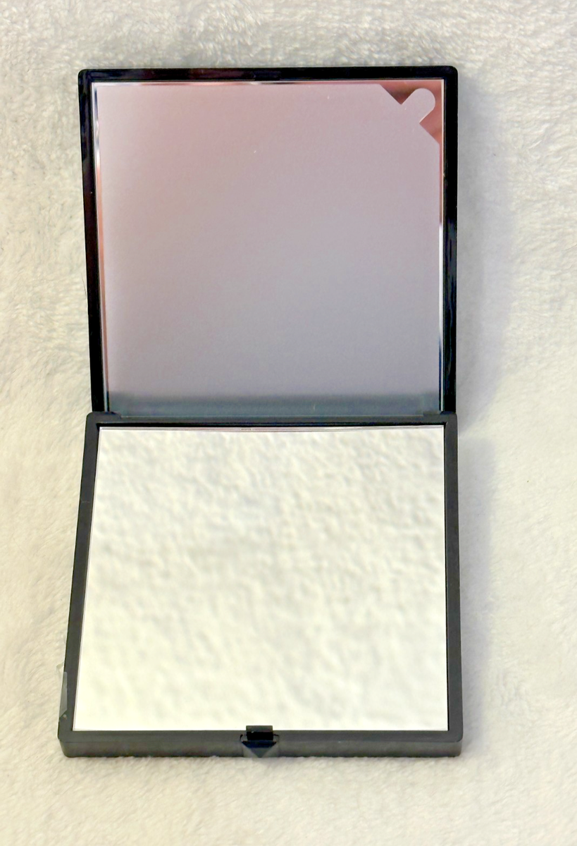 GIVENCHY ~ Black Compact Magnifying Dual-Sided Purse GWP Mirror