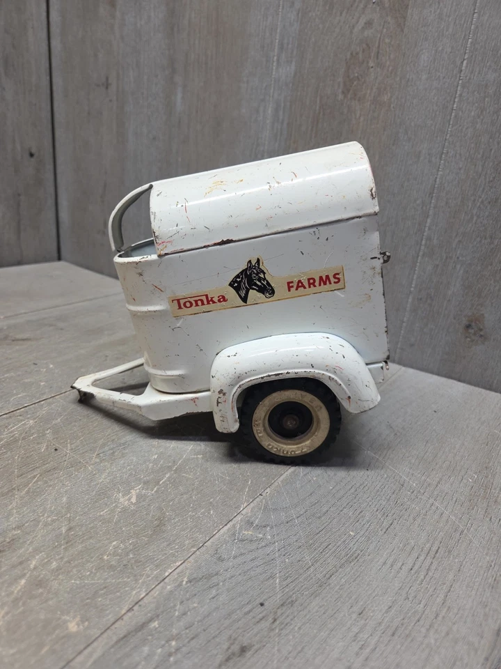 1950-е Винтажный Прицеп для Лошади Tonka Farms (без Лошадей Или Задних Ворот) - Изображение 4 из 4