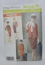 Simplicity 1960's Retro Dress Pattern 2154 Uncut