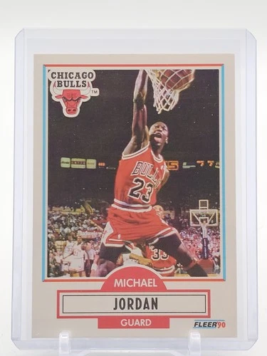MICHAEL JORDAN 1990-91 FLEER BASKETBALL #26 CHICAGO BULLS Q7035
