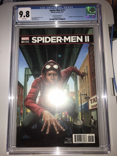Spider-Men II 1 9/17 Marvel Comics Nelson Variant CGC 9.8 Unpressed