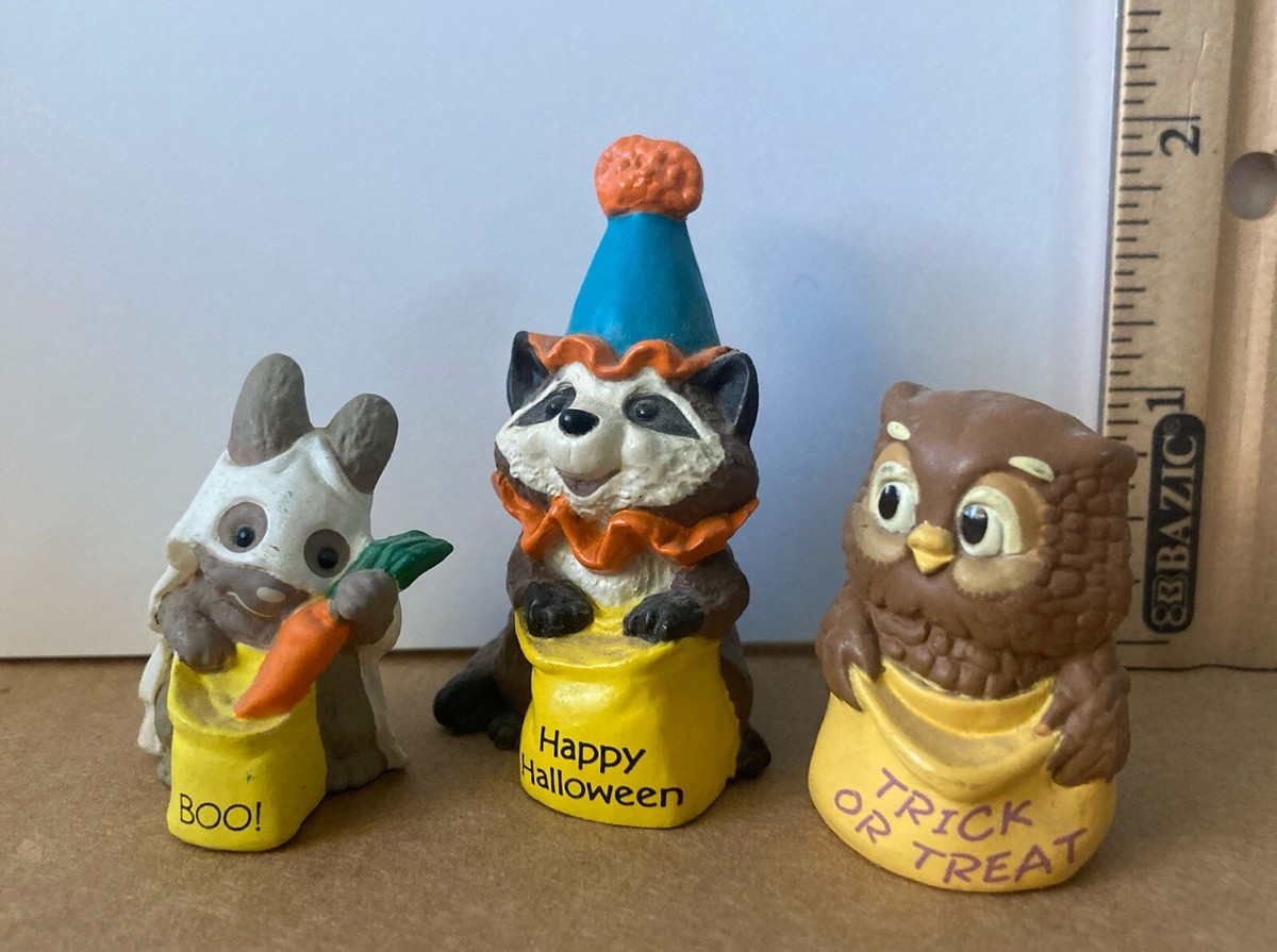 moni moni ANIMALS 限定版 ハロウィン おばけうさぎ Hallmark Merry Miniatures Halloween Lot Ghost Boo Bunny