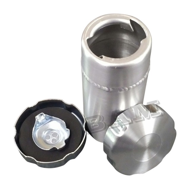 Fuel Cell Gas Tank Extended 6 inch Aluminum Fill Neck with NONVented