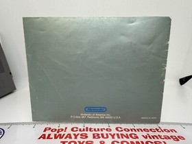 1987 Nintendo NES Rad Racer Game With Manual Inv-0777