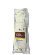NEW VTG JCPenney Mid-Calf Work Socks Size Made In USA White Men  s 11-11 1/2
