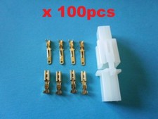 APAR EBIKES 100pcs Molex 2.8 mm 4-pin Connector kit Spade Cable Crimp Terminal