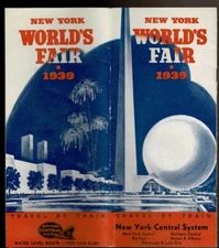 NEW YORK WORLD'S FAIR 1939. Travel by Train. 