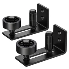 2 Pack Barn Door Floor Guide, Sliding Barn Door Bottom Guide, Adjustable Floor G