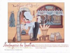 Patron de peinture décorative par Véronique Landry - Boulangerie de quartier