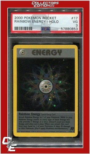 Rainbow Energy (Unlimited) graded PSA 3 for sale on eBay