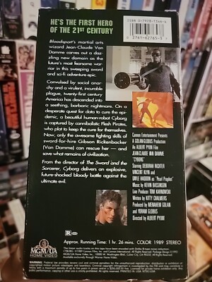 Cyborg 1989 VHS Rare Hard To Find 1992 Release | eBay