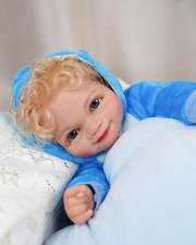 20 Inch Realistic Reborn Baby Doll Soft Vinyl Lifelike Girl Toddler Play Toy