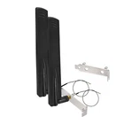 WiFi 6 6E Antenna Tri-Band 2.4GHz 5GHz 6GHz RP SMA MHF4 10" for Network Card