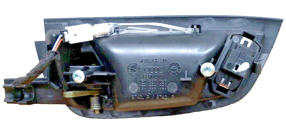 Manija interior de la puerta interior del pasajero delantero derecho Audi A8L 2004-2006 OEM Foto 2 de 3