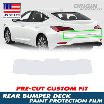 PreCut Rear Bumper Deck Paint Protection Film PPF For 2023-2025 Acura Integra