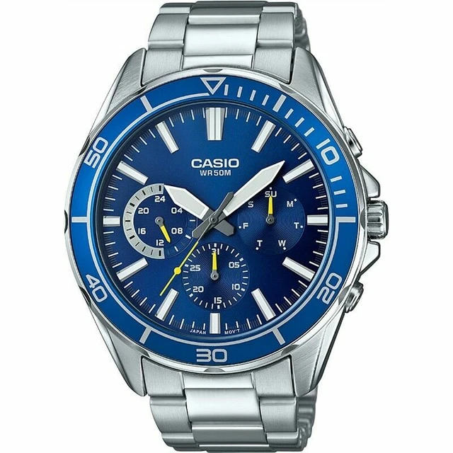 Casio Stainless Steel Case Digital Watches