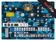 Korg Electribe SX SD Blue Camo Protective Decal StyleFlip Skins