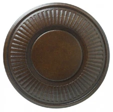 Kirsch Curtain Drape Holdbacks Wood Trends Medallions (4 1/2" Diameter)~Pair