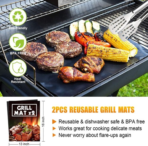 BBQ Grill Accessories Set 38Pcs Stainless Steel Grill Tools Grilling Accessories - Picture 5 of 7
