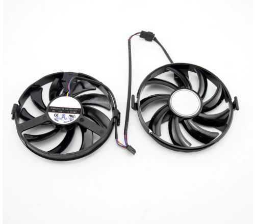 Pair Fans Cooling Fans For Radeon XFX R9 380X R7 350 360 370 FDC10H12S9-C - Picture 10 of 12