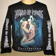 Cradle Of Filth Cryptoriana Long Sleeve T-Shirt Size S M L XL 2XL 3XL Metal Band