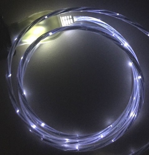 LED LIGHT-UP USB Charge Cable charger FOR ALL MICRO-C TYPE REVERSIBLE PHONES - Picture 18 of 26