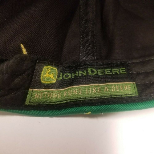 NWOT K.Products John Deere Black Green Yellow Baseball Trucker Cap Hat - Picture 5 of 9