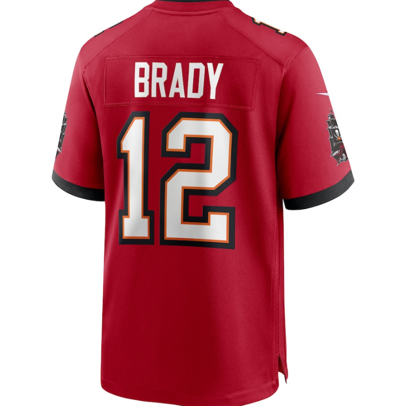 Men's NFL Tom Brady 12 Tampa Bay Buccaneers American Football Jerseys