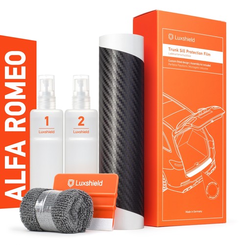 Ladekantenschutz Folie für Alfa Romeo Giulietta 940 Carbon Optik - Picture 1 of 5